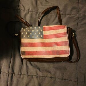 American Flag Design Women's Bag